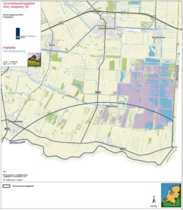 Vervoersbeperkingsgebied Hoogstede 2025. Illustratie: RVO